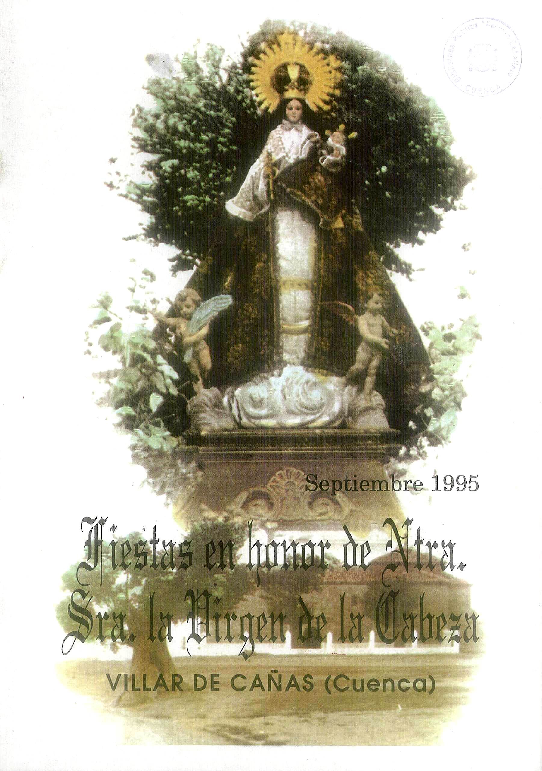 Fiestas patronales en honor a Nuestra Señora de la Cabeza 1995 Villar de Cañas